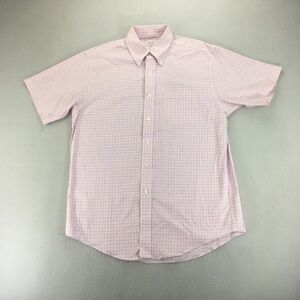 Brooks Brothers The Original Polo Shirt Button Down Plaid Classic Fit Size M